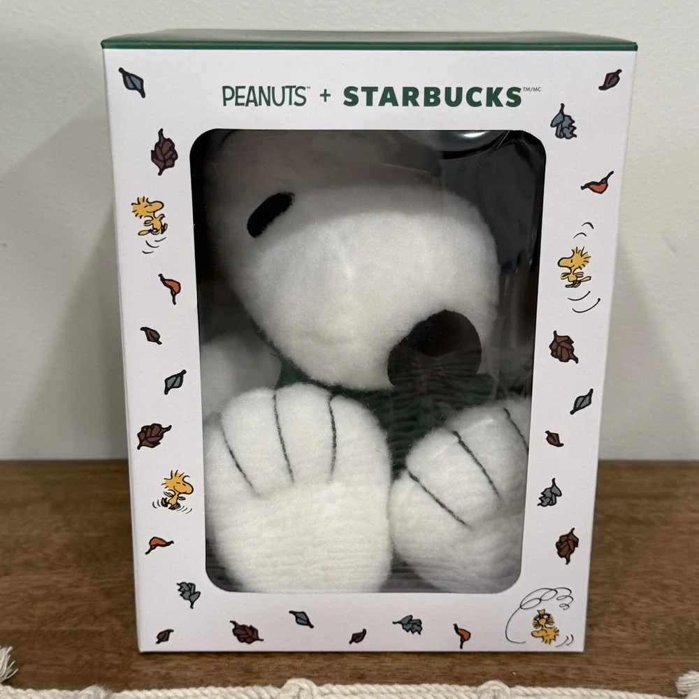 Starbucks x Peanuts Snoopy Plush 2026 Limited Edition NEW Barista Coffee Apron